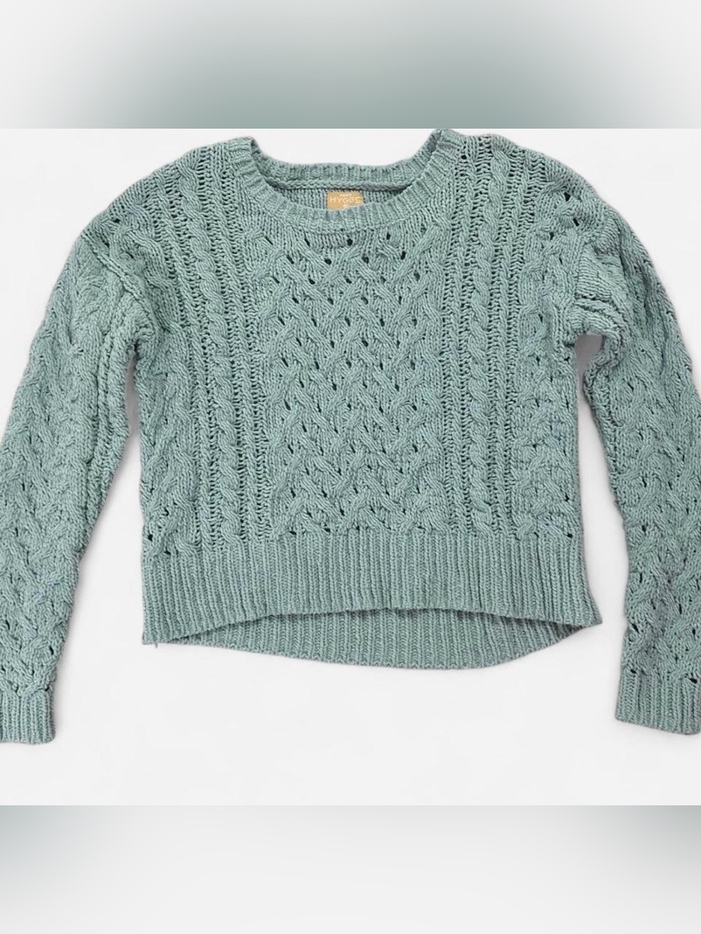 New Aeropostale "Hygge" Chunky Open-Knit Sweater